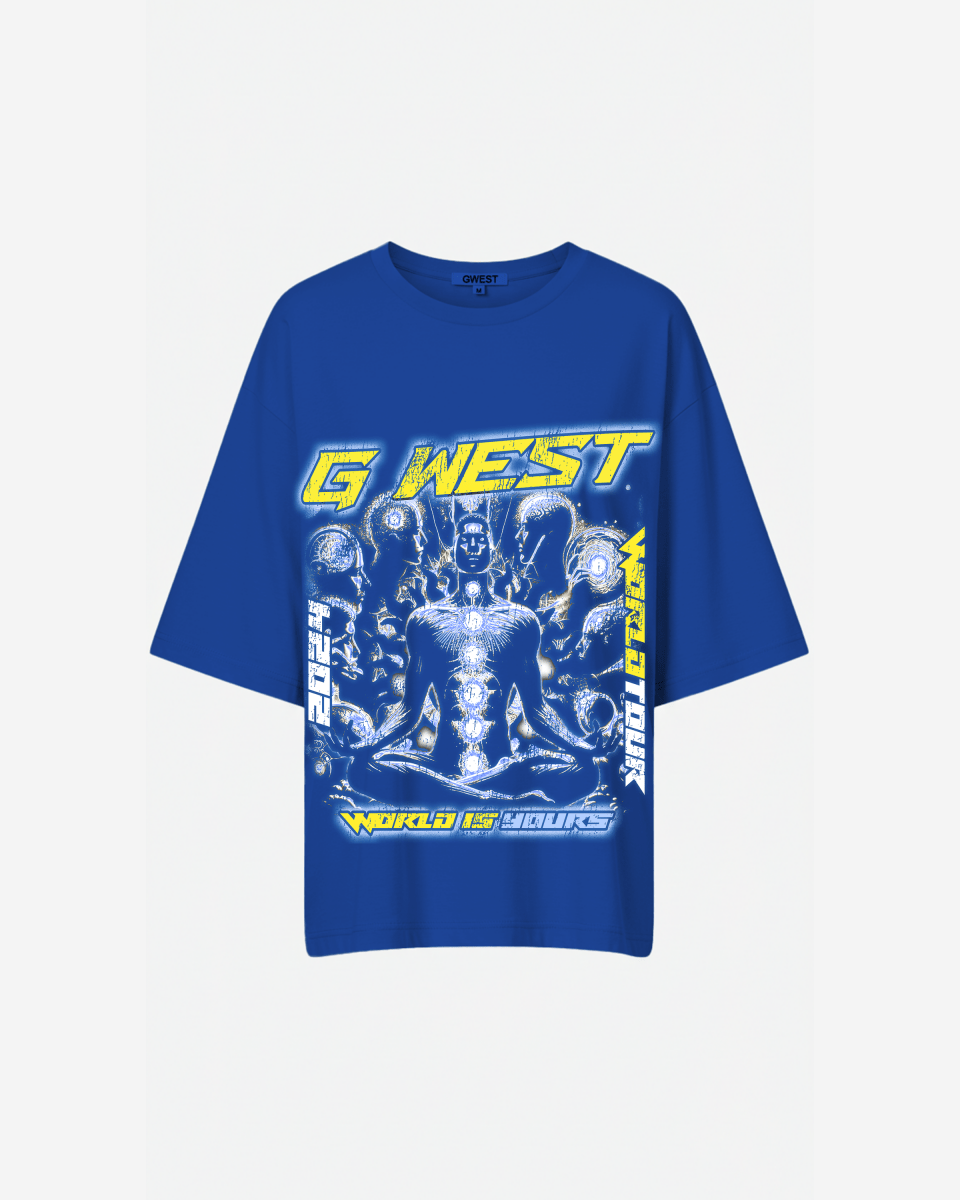 G West Womens World Is Yours Premium Oversized Tee