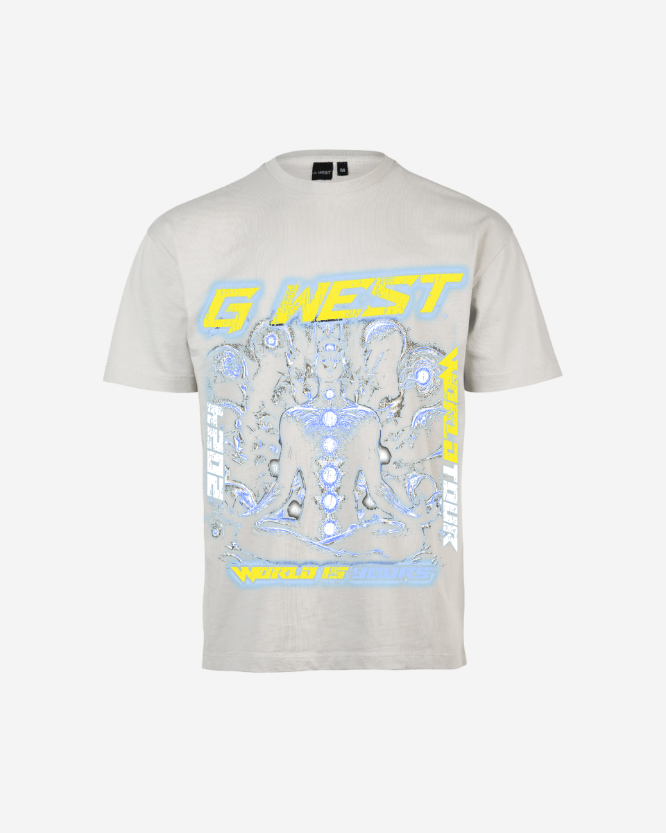 G West World Is Yours Premium Oversized T-Shirt Mens