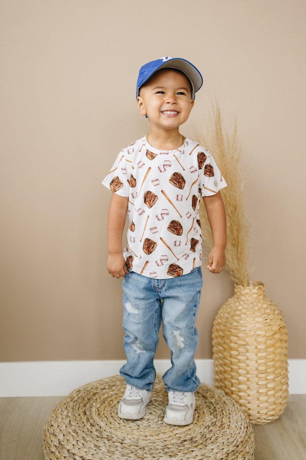 Grand Slam Bamboo Tee *Sizes 3/6m & Sz 6 Left