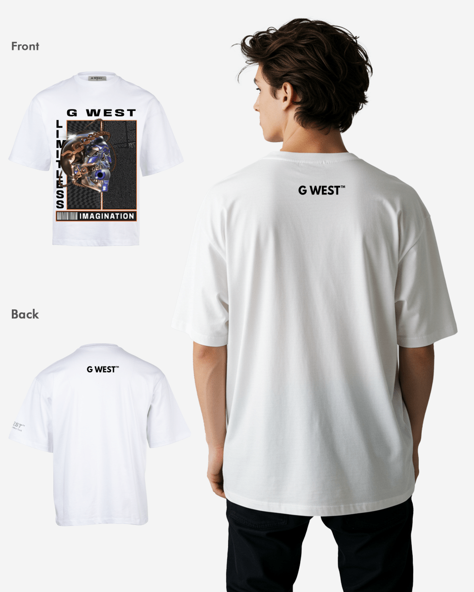 G WEST LIMITLESS OVERSIZED T SHIRTS Mens