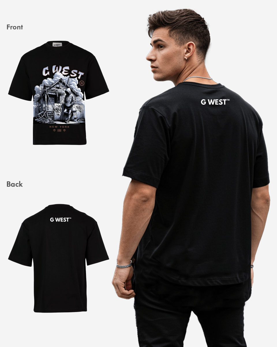 G WEST WANDERING SPIRIT OVERSIZED T-Shirt Mens