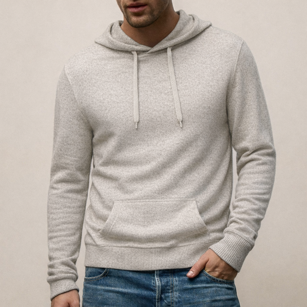 Half Moon Hoodie (Heather Sand)
