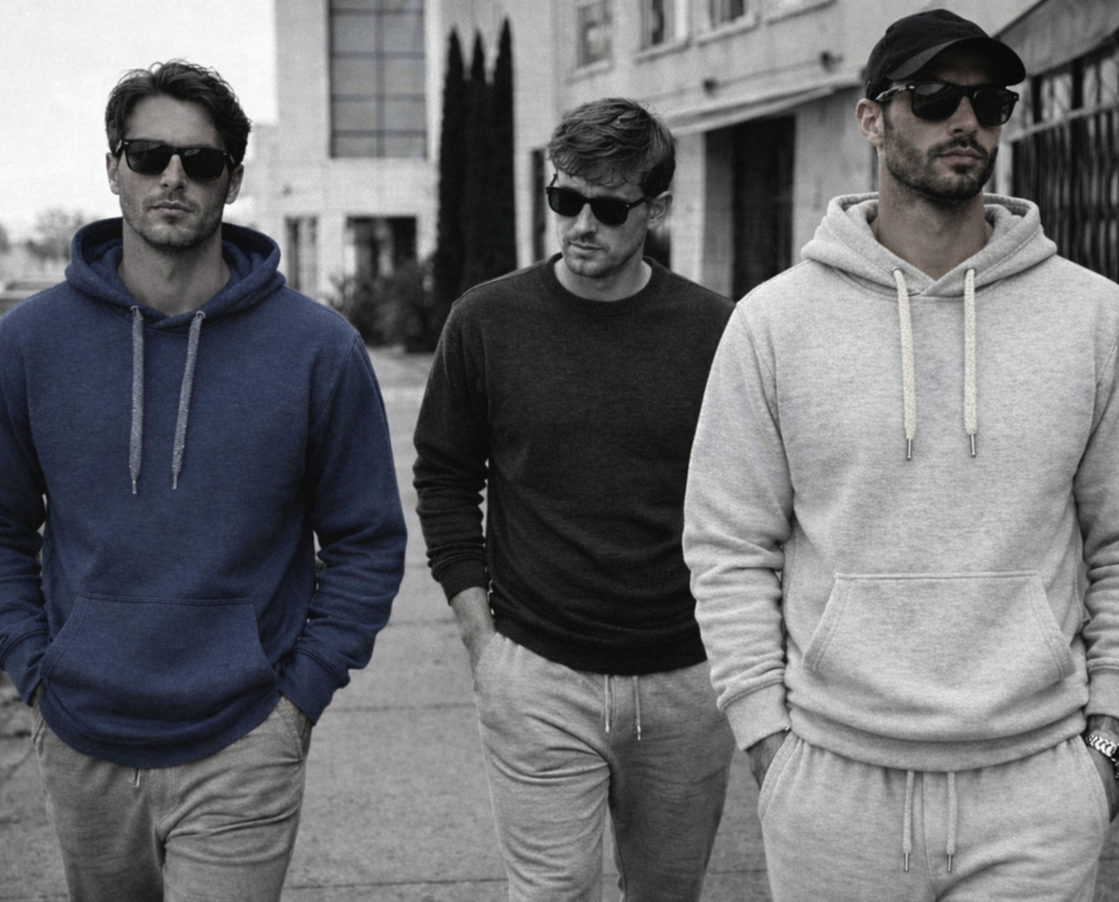 Half Moon Hoodie/Sweater Bundle (Heather Navy, White Pepper, and Heather Black) $39 SAVINGS