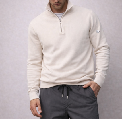 Arrowhead Quarter Zip Sweater
