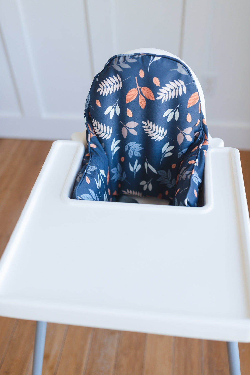 Navy Leaves IKEA Antilop Cushion Cover