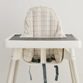 Camel Windowpane Cushion Cover for IKEA Antilop Highchair