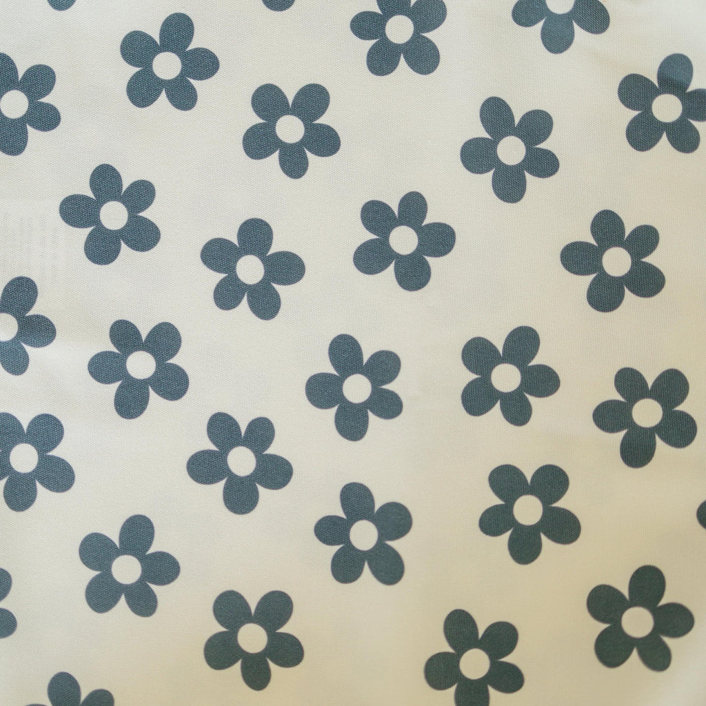 Retro Black & White Daisy IKEA Antilop Cushion Cover