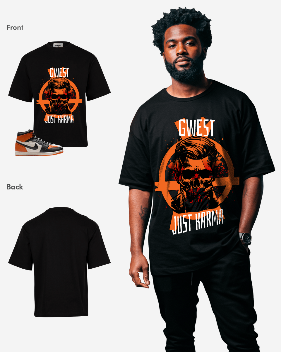 G West Just Karma Oversized T-Shirt Mens