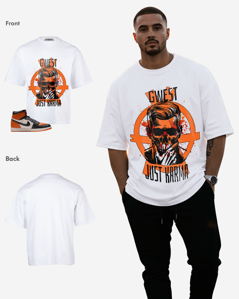 G West Just Karma Oversized T-Shirt Mens
