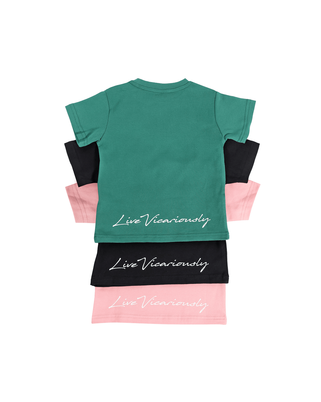 Live Vicariously Graphic Tee - Black