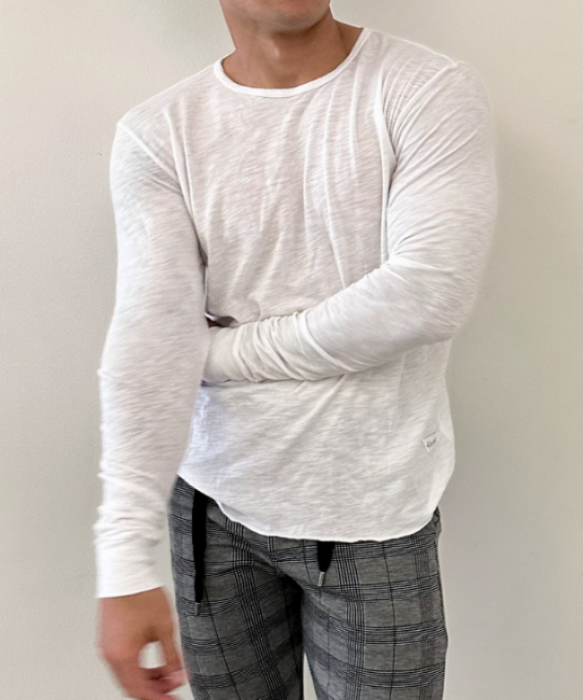 4 Corners Long Sleeve (White)
