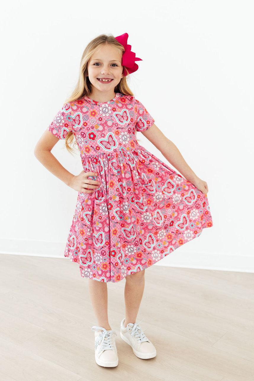 Hippie Sissy S/S Pocket Twirl Dress