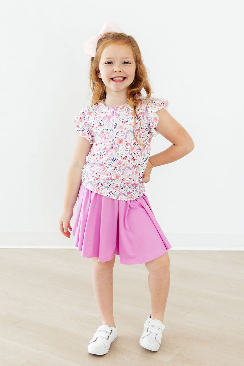Whimsical Woods S/S Ruffle Tee