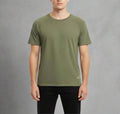 New Standard 4 Corners Raglan (Army Green) 100% USA Cotton