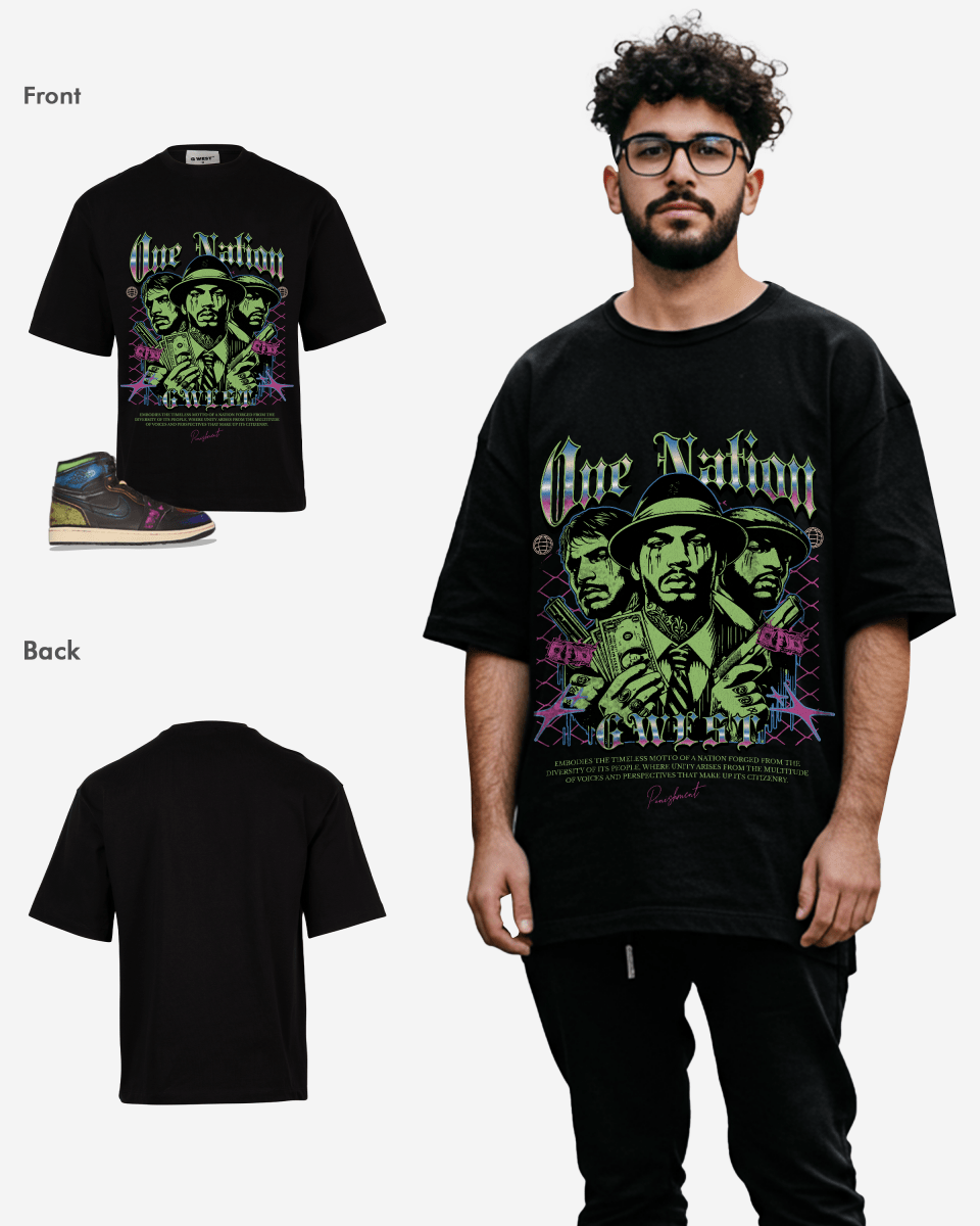 G West One Nation Oversized T-Shirt Mens