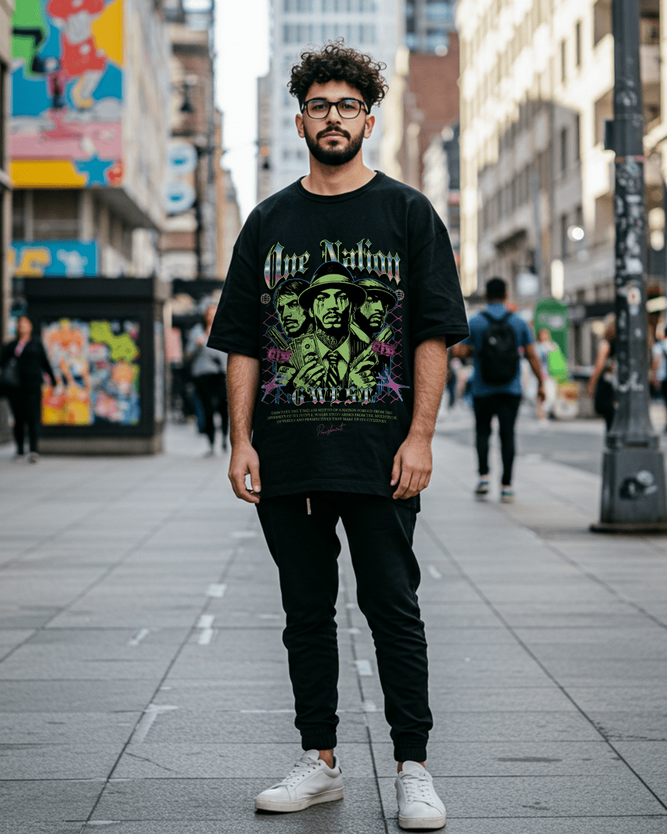 G West One Nation Oversized T-Shirt Mens