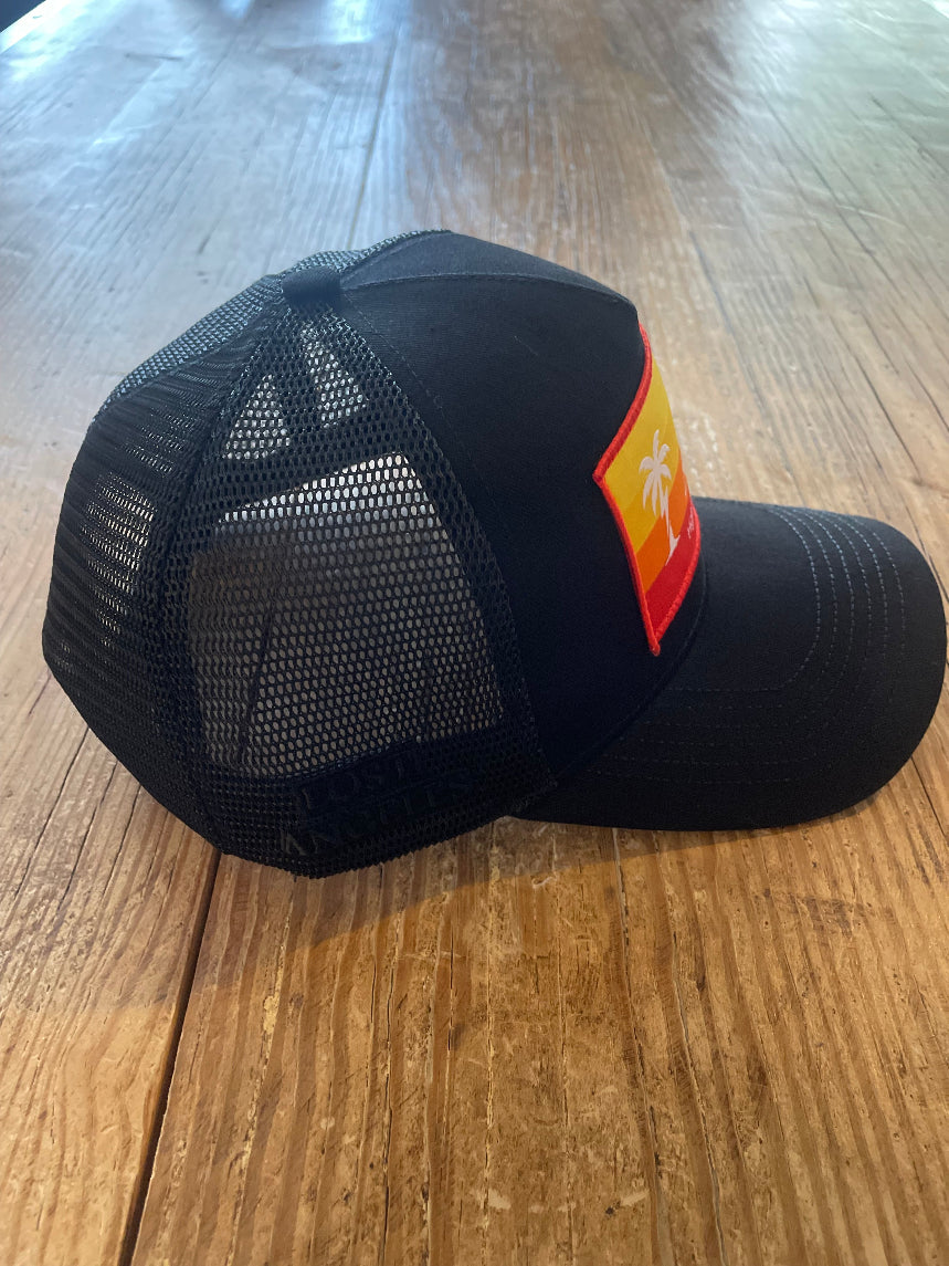 Rising Sun High Frequency Trucker Hat (Black with Sun-Blend patch)