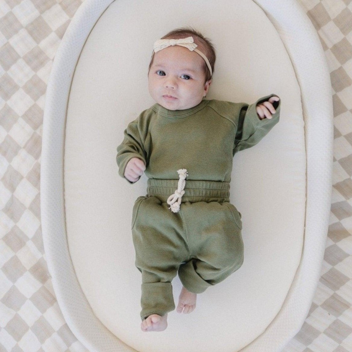 Organic Cotton Ribbed 2pc Set - more colors