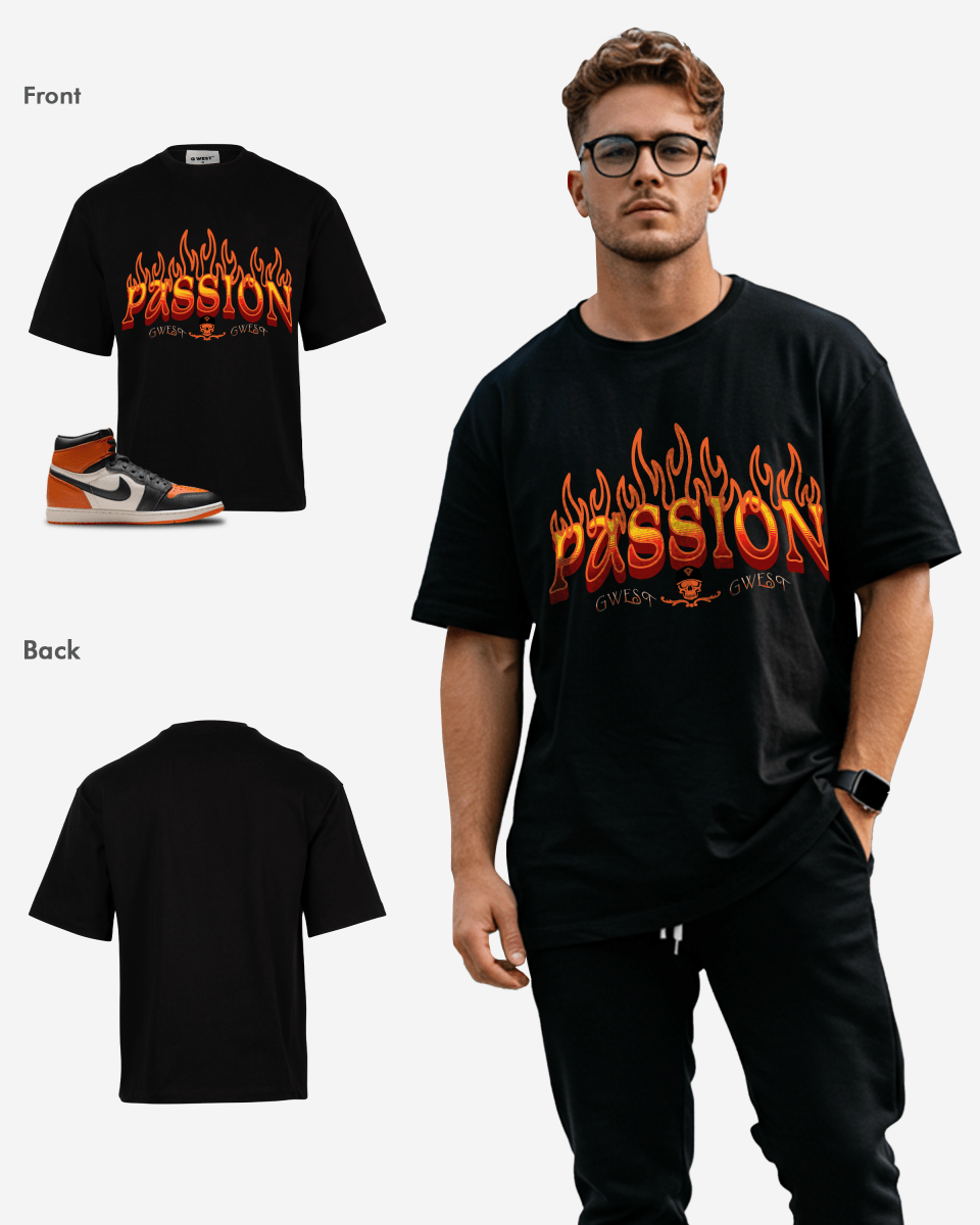 G West Passion Power Oversized Men's T-Shirt