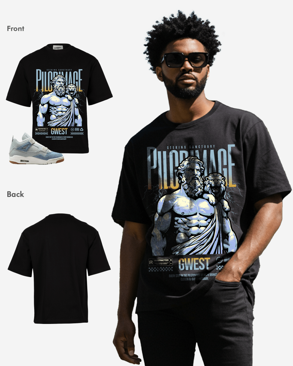 G West Pilgrimage Of Hope Oversized T-Shirt Mens