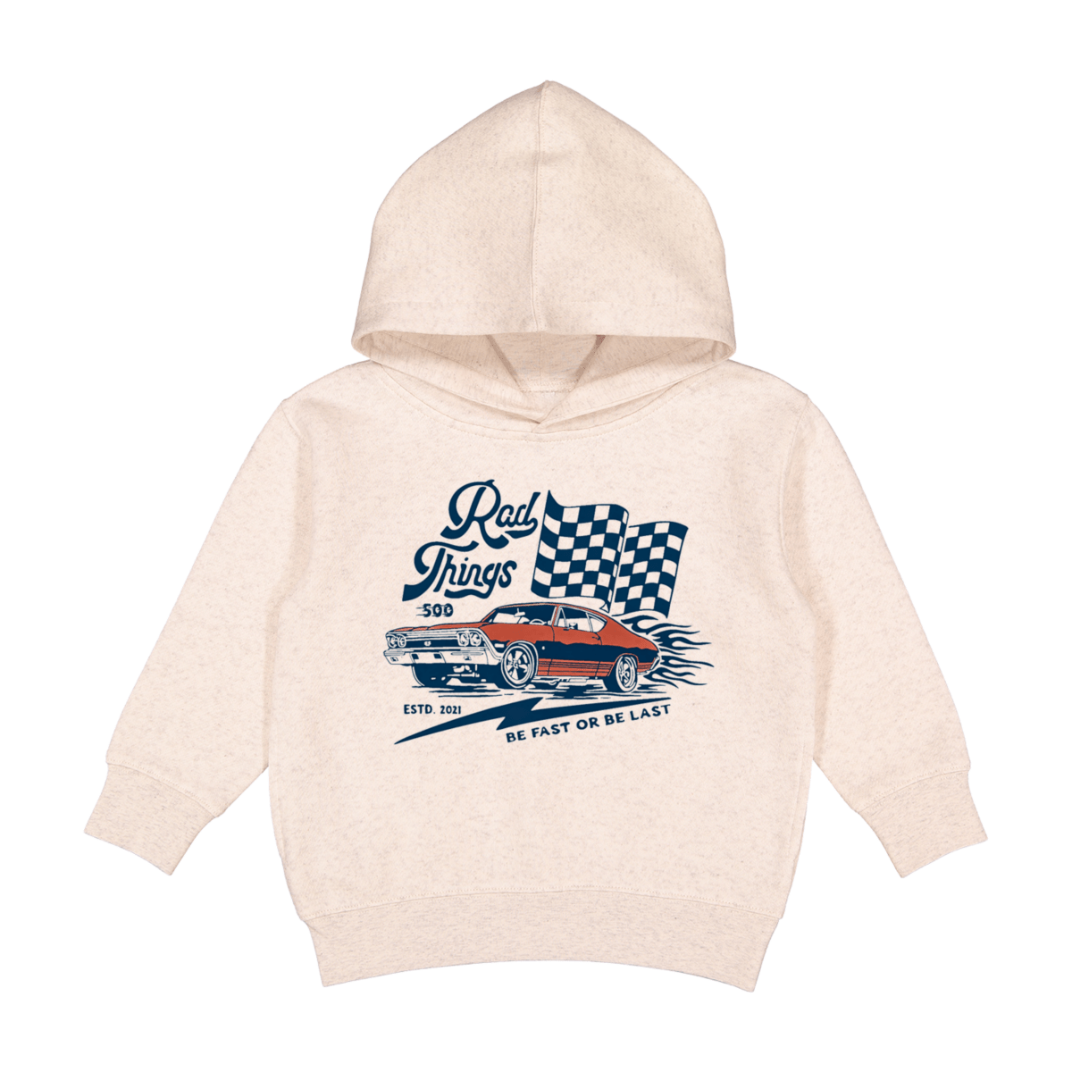 RAD THINGS 500 HOODIE - VINTAGE CREAM