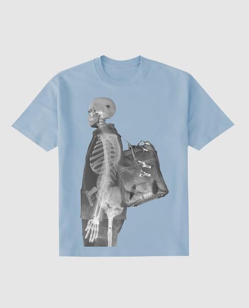 G West Mens Regular Fit Full X Ray Front Graphic T Shirt : Gwpbast5058 - 3 Colors
