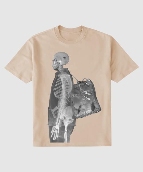 G West Mens Regular Fit Full X Ray Front Graphic T Shirt : Gwpbast5058 - 3 Colors