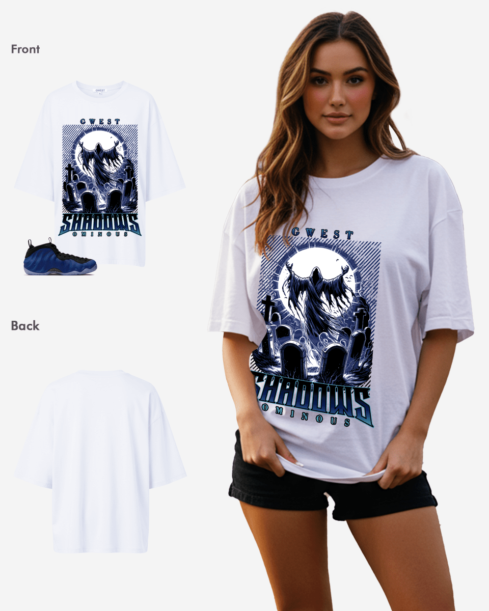 G West Shadows Ominous Oversized Women's T-Shirt