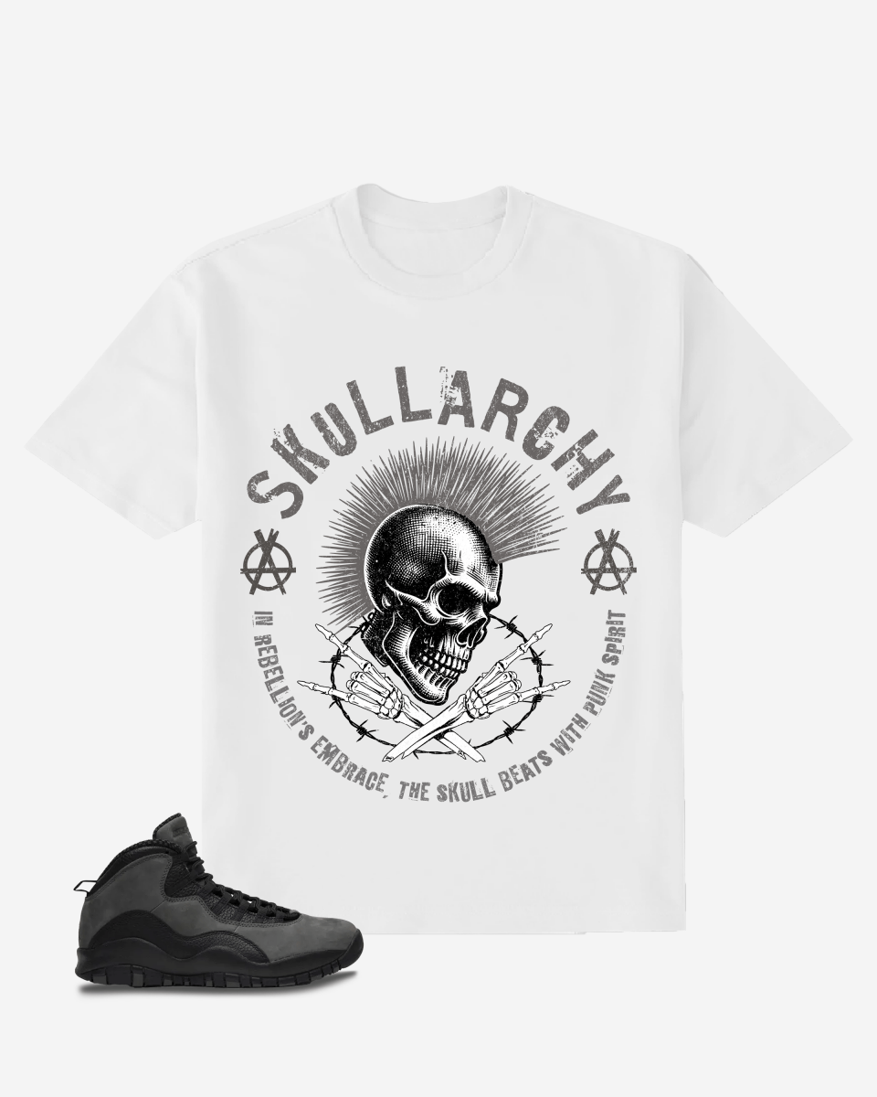G West Skull Punk Oversized T-Shirt Mens