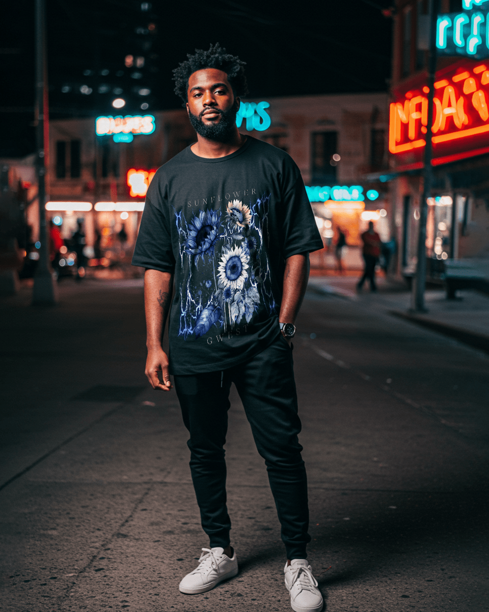 G West Sunflower 2.0 Oversized Men's T-Shirt