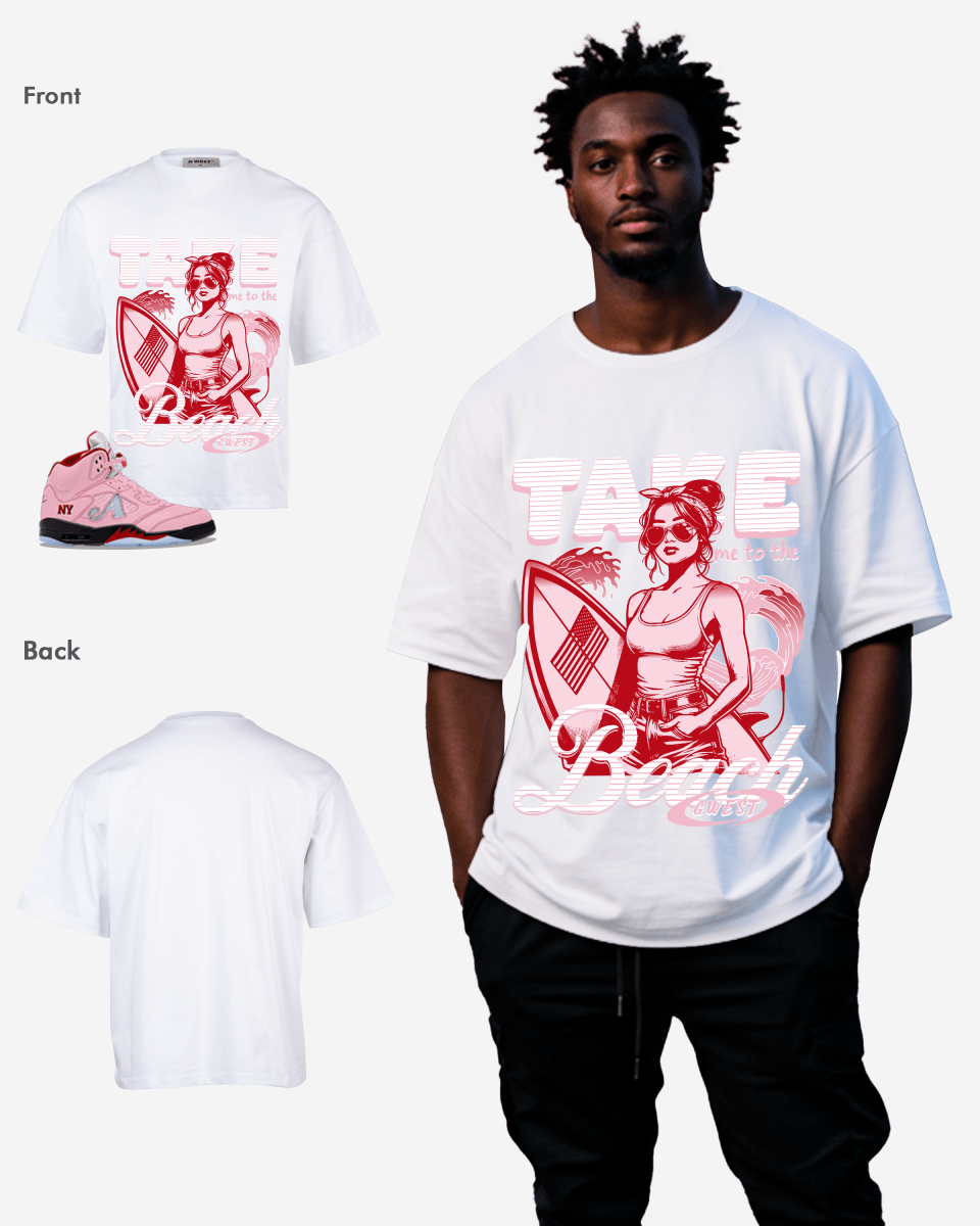 G West Take Me To The Beach Oversized Men's T-Shirt