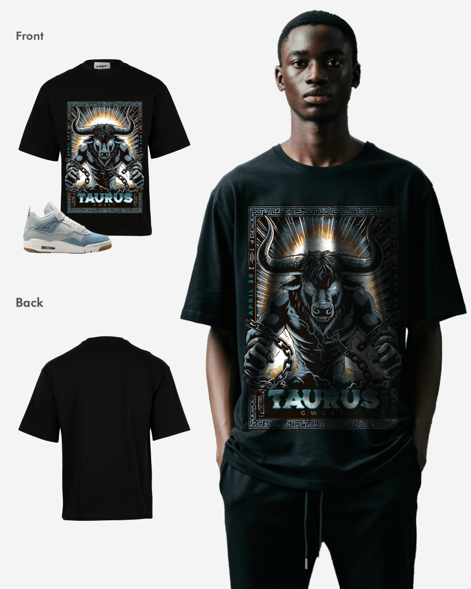 G West Taurus Oversized T-Shirt Mens