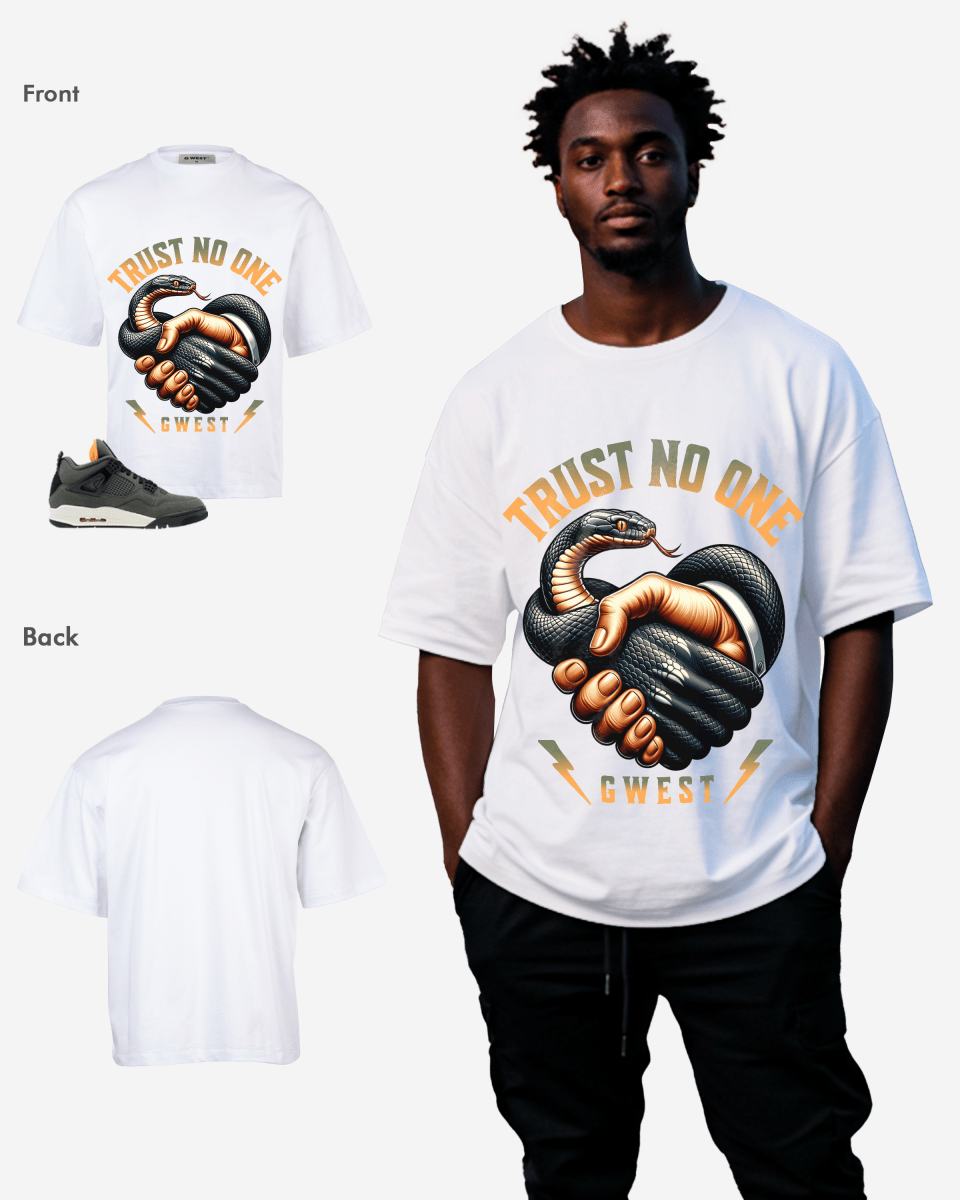 G West Trust No One Oversized T-Shirt Mens