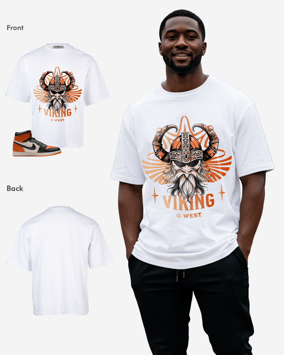 G West Viking Oversized T-Shirt Mens