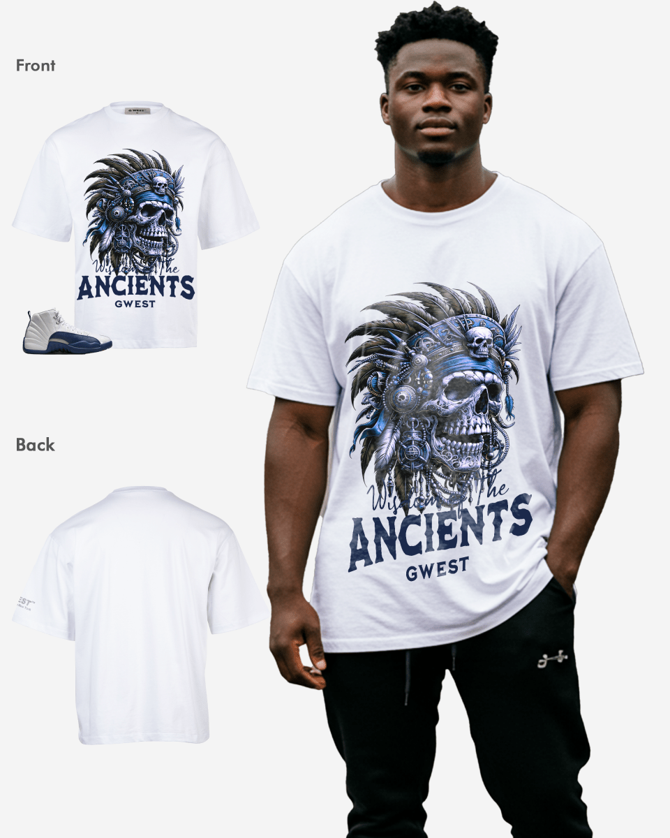 G West Wisdom Of the Ancients Oversized T-Shirt Mens