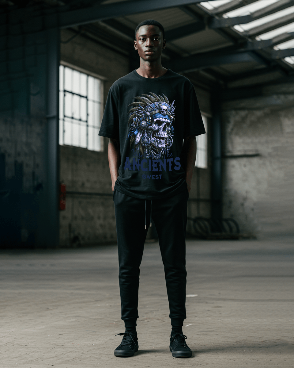 G West Wisdom Of the Ancients Oversized T-Shirt Mens