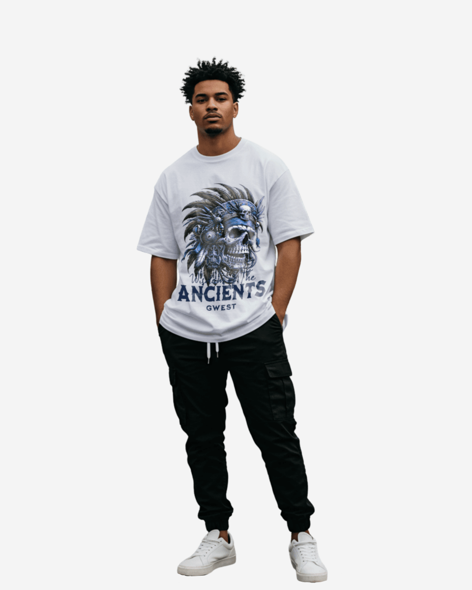 G West Wisdom Of the Ancients Oversized T-Shirt Mens