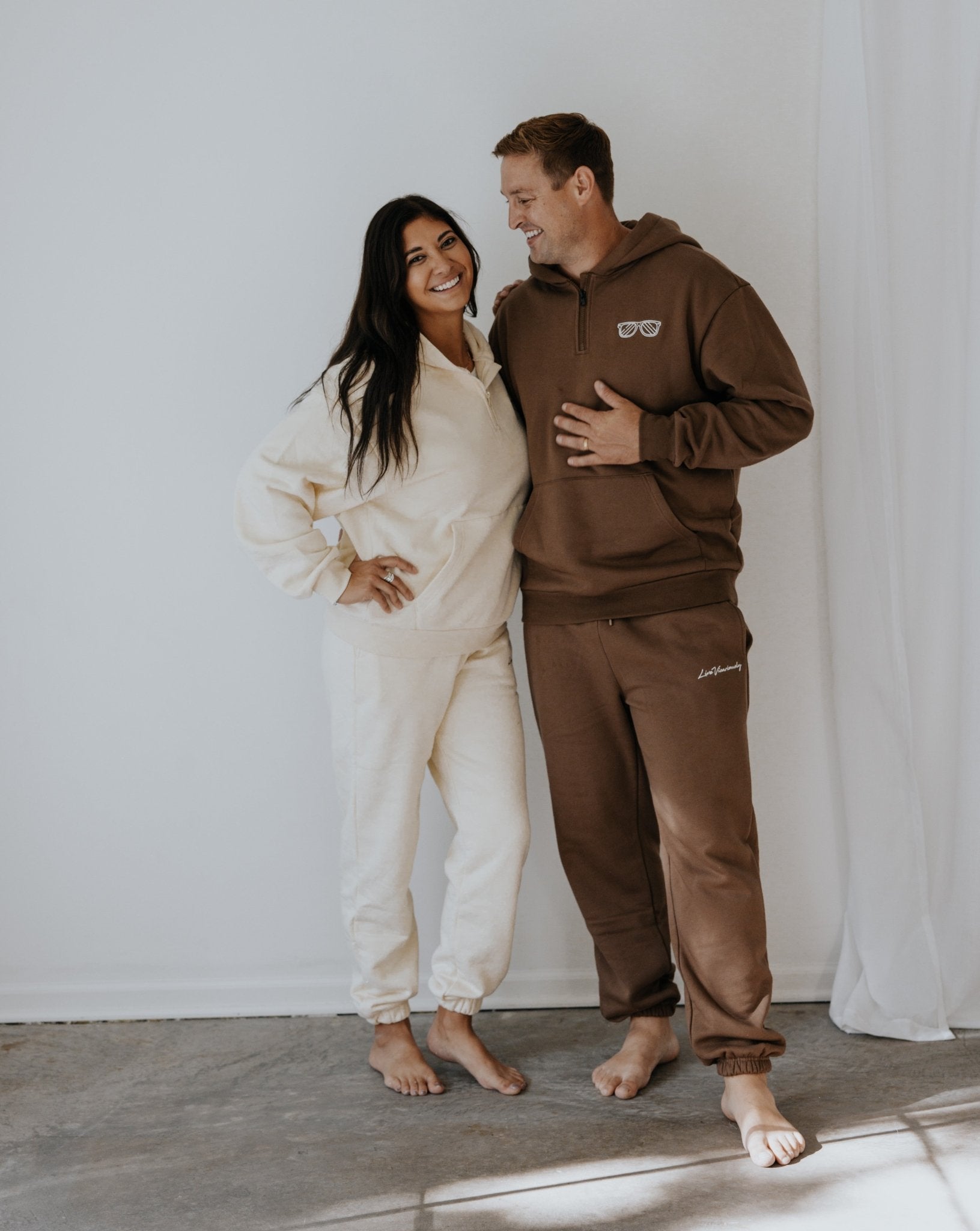 WOMENS Family Sweat Set - Brown