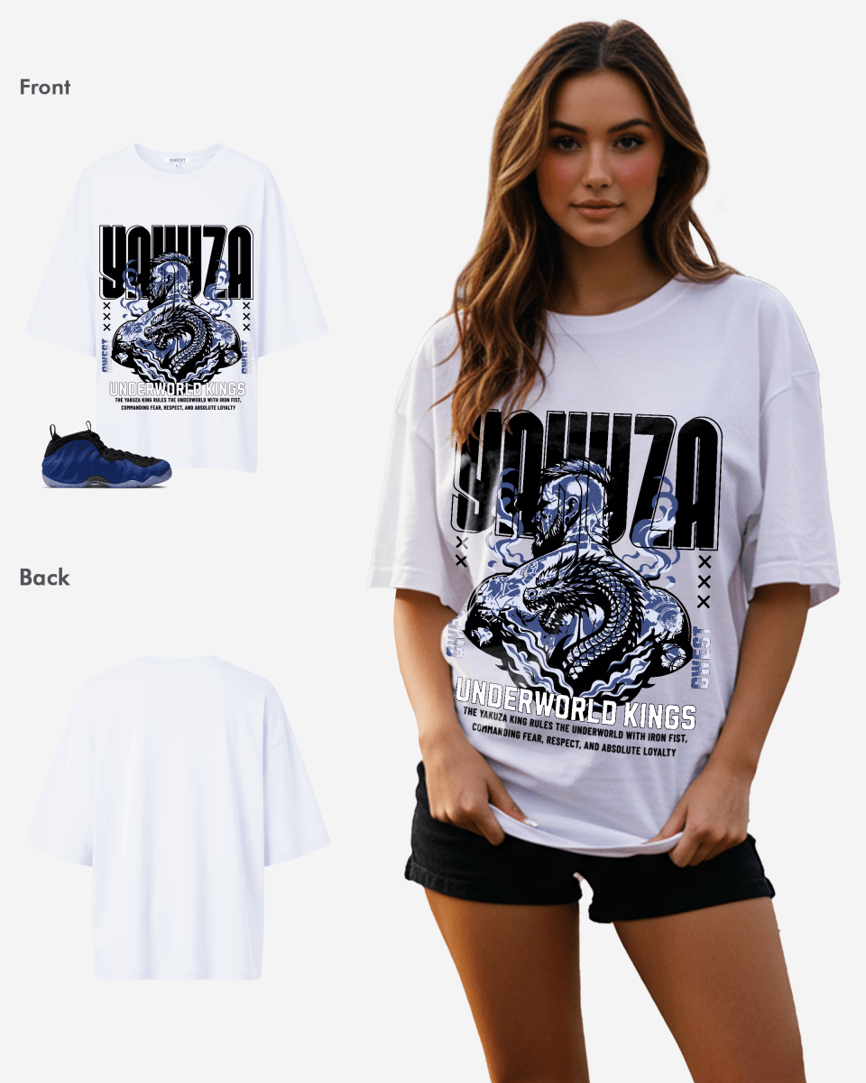 G West Yakuza Underworld Kings Oversized Women's T-Shirt
